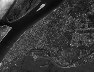 Фрагмент спутникового снимка 1965 года